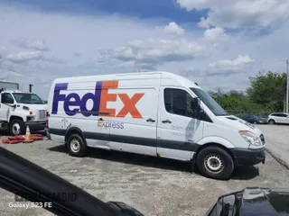 2011 Mercedes-Benz Sprinter Cargo Cargo with VIN WD3PE8CB4B5583670, listed as a IAAI auction lot 42250085 with 412,594 mi miles and . Bid and sale history available at DreamBid. Image 1.