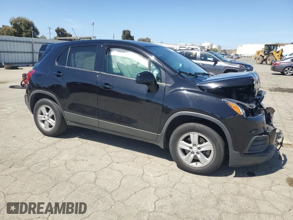 2020 Chevrolet Trax LS with VIN 3GNCJKSB6LL207799, listed as a Copart auction lot 57109275 with 83,190 mi miles and Salvage title. Bid and sale history available at DreamBid. Image 4.