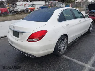 2015 Mercedes-Benz C-Class C 300 with VIN 55SWF4JB2FU055641, listed as a IAAI auction lot 41756262 with 86,670 mi miles. Bid and sale history available at carsss.com. Image 4.