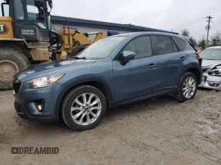 2015 Mazda CX-5 Grand Touring with VIN JM3KE2DY4F0526671, listed as a Copart auction lot 46520505 with 129,017 mi miles and Salvage Title. Bid and sale history available at carsss.com. Image 1.