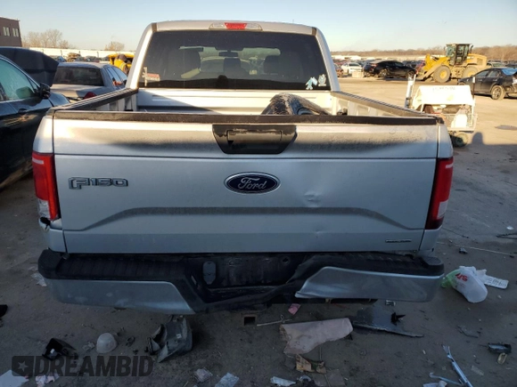 2015 Ford F-150 XLT with VIN 1FTEW1C85FKE64619, listed as a Copart auction lot 42823045 with 89,695 mi miles and Salvage Title. Bid and sale history available at carsss.com. Image 6.