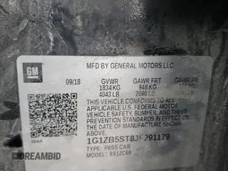 2018 Chevrolet Malibu LS with VIN 1G1ZB5ST8JF291179, listed as a Copart auction lot 47959125 with 219,938 mi miles and Salvage Title. Bid and sale history available at DreamBid. Image 14.
