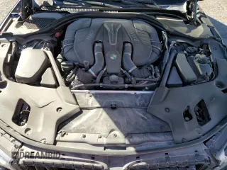 2018 BMW 5 Series M550i xDrive with VIN WBAJB9C55JG463848, listed as a Copart auction lot 48485765 with 47,078 mi miles and Salvage Title. Bid and sale history available at carsss.com. Image 11.
