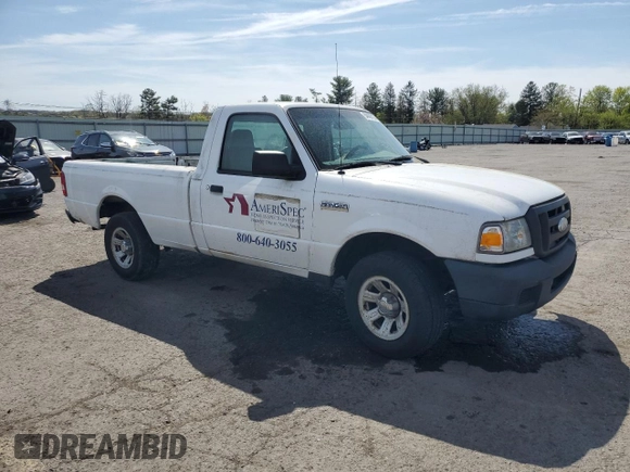 2007 Ford Ranger XL z VIN 1FTYR10U17PA27307, wystawiony jako Copart lot #54488125 z przebiegiem 226 354 mil mil oraz Szkoda całkowita • Salvage title. Historia ofert i sprzedaży dostępna na DreamBid. Obrazek 4.