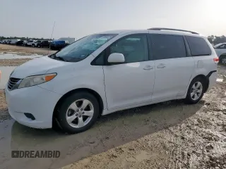 2014 Toyota Sienna LE AAS with VIN 5TDKK3DC0ES433847, listed as a Copart auction lot 63260025 with 160,130 mi miles and Salvage title. Bid and sale history available at DreamBid. Image 1.