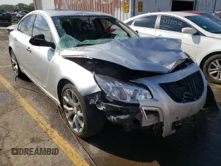 2012 Buick Regal GS with VIN 2G4GV5GV1C9214502, listed as a Copart auction lot 57339822 with 140,495 mi miles and Salvage Title. Bid and sale history available at carsss.com. Image 1.