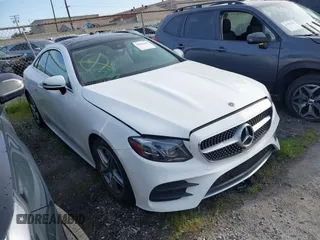 2018 Mercedes-Benz E-Class E 400 with VIN WDD1J6FB0JF019651, listed as a IAAI auction lot 41681607 with 52,609 mi miles. Bid and sale history available at carsss.com. Image 1.