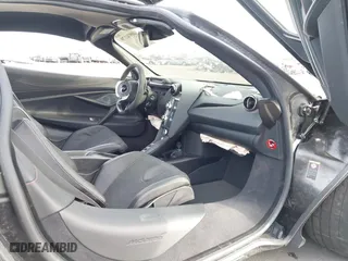 2021 McLaren 765LT with VIN SBM14RCA3MW765344, listed as a IAAI auction lot 40934179 with 10,900 mi miles. Bid and sale history available at carsss.com. Image 5.