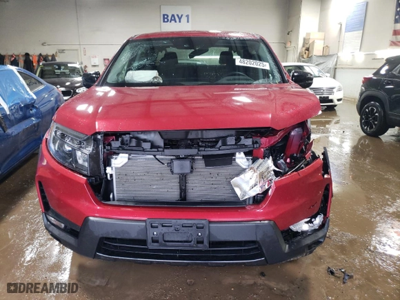 2021 Honda Ridgeline Sport with VIN 5FPYK3F16MB011226, listed as a Copart auction lot 48202025 with 34,030 mi miles and Salvage Title. Bid and sale history available at carsss.com. Image 5.