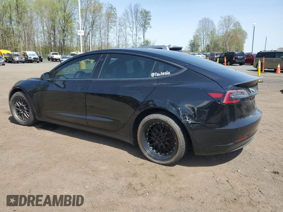 2018 Tesla Model 3 Long Range Battery with VIN 5YJ3E1EB9JF068279, listed as a Copart auction lot 54244155 with 126,279 mi miles and Clean Title. Bid and sale history available at DreamBid. Image 2.