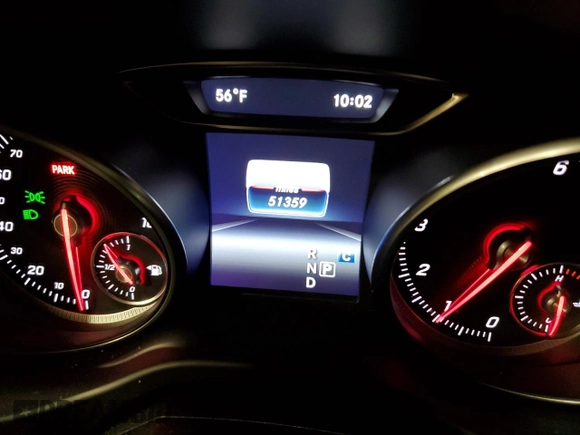 2018 Mercedes-Benz CLA with VIN WDDSJ4GB2JN655923, listed as a Copart auction lot 49024203 with 51,359 mi miles. Bid and sale history available at carsss.com. Image 9.
