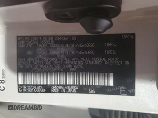 2016 Toyota 4Runner Limited with VIN JTEBU5JR3G5385974, listed as a Copart auction lot 53123865 with Not provided miles and Salvage title. Bid and sale history available at DreamBid. Image 13.