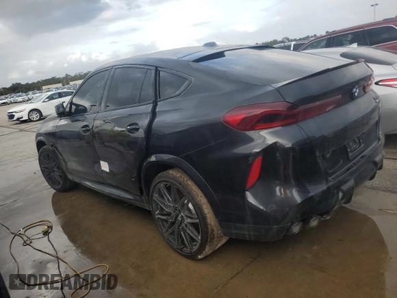 2025 BMW X6 M with VIN 5YM23ET08S9W88182, listed as a Copart auction lot 74625394 with 1,281 mi miles and Non Repairable. Bid and sale history available at carsss.com. Image 2.