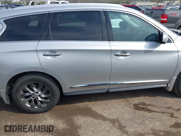 2015 Infiniti QX60 with VIN 5N1AL0MM8FC556374, listed as a IAAI auction lot 41931000 with 136,912 mi miles and . Bid and sale history available at DreamBid. Image 13.