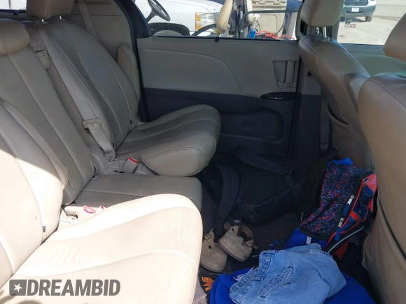 2012 Toyota Sienna LE AAS with VIN 5TDKK3DC8CS180967, listed as a IAAI auction lot 42215961 with 220,089 mi miles and . Bid and sale history available at DreamBid. Image 8.