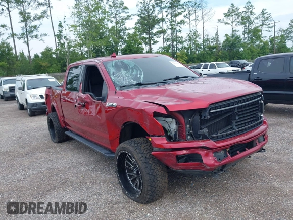 2018 Ford F-150 XL z VIN 1FTEW1EP2JFD68243, wystawiony jako IAAI lot #42683913 z przebiegiem 141 772 mil mil oraz . Historia ofert i sprzedaży dostępna na DreamBid. Obrazek 1.