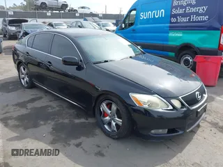 2007 Lexus GS 350 with VIN JTHBE96S470023250, listed as a IAAI auction lot 41679414 with 168,278 mi miles. Bid and sale history available at carsss.com. Image 1.