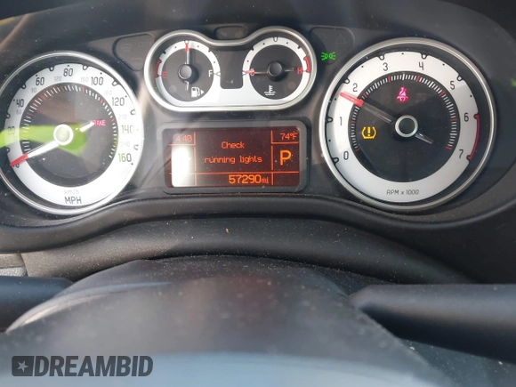 2014 FIAT 500L Trekking with VIN ZFBCFADH9EZ023686, listed as a IAAI auction lot 41714657 with 57,290 mi miles and . Bid and sale history available at DreamBid. Image 7.