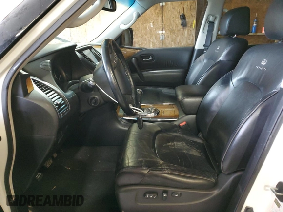 2014 Infiniti QX80 with VIN JN8AZ2NE9E9061705, listed as a Copart auction lot 57645125 with 147,845 mi miles and Salvage title. Bid and sale history available at DreamBid. Image 7.