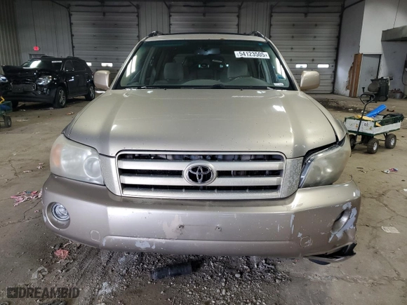 2007 Toyota Highlander w/3rd Row with VIN JTEEP21A170214148, listed as a Copart auction lot 54123505 with 0 mi miles and Clean Title. Bid and sale history available at carsss.com. Image 5.