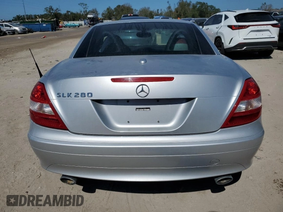 2008 Mercedes-Benz SLK-Class 3.0L with VIN WDBWK54F48F173124, listed as a Copart auction lot 76744214 with 0 mi miles and Non Repairable. Bid and sale history available at carsss.com. Image 6.