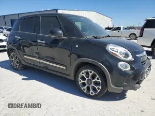 2014 FIAT 500L Trekking with VIN ZFBCFADH5EZ011034, listed as a Copart auction lot 48040235 with Not Provided miles and Clean Title. Bid and sale history available at DreamBid. Image 4.