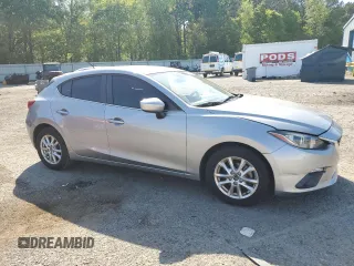 2016 Mazda 3 i Sport with VIN JM1BM1K70G1323207, listed as a Copart auction lot 52296815 with 40,404 mi miles and Salvage Title. Bid and sale history available at DreamBid. Image 4.