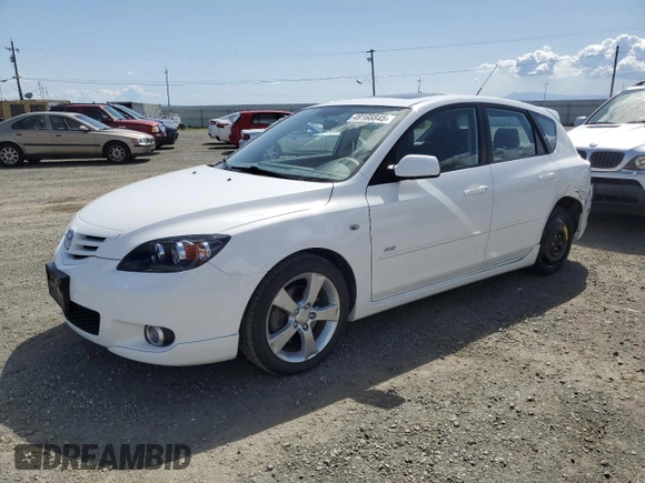 2004 Mazda 3 s with VIN JM1BK343441177997, listed as a Copart auction lot 49168845 with 26,654 mi miles and Salvage Title. Bid and sale history available at DreamBid. Image 1.