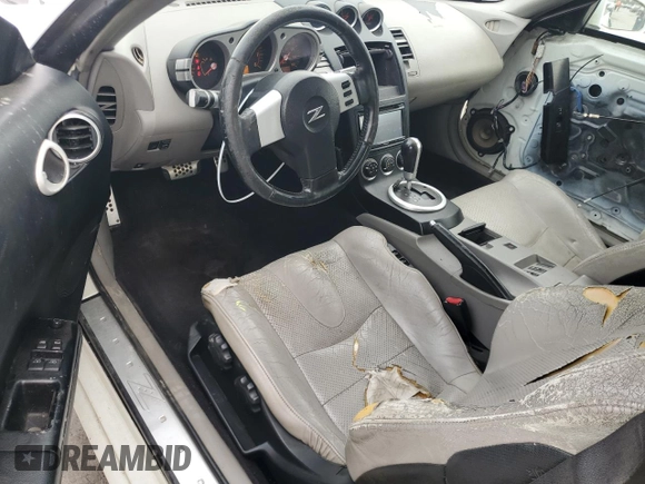 2004 Nissan 350Z Touring with VIN JN1AZ36A74T015842, listed as a Copart auction lot 45526455 with 162,119 mi miles and Salvage Title. Bid and sale history available at carsss.com. Image 8.