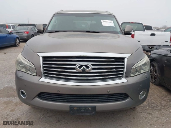 2013 Infiniti QX80 with VIN JN8AZ2ND1D9750109, listed as a IAAI auction lot 41682402 with 204,822 mi miles. Bid and sale history available at carsss.com. Image 12.