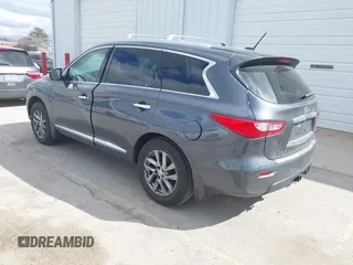 2013 Infiniti JX35 z VIN 5N1AL0MM2DC348245, wystawiony jako IAAI lot #41985096 z przebiegiem 130 127 mil mil oraz . Historia ofert i sprzedaży dostępna na DreamBid. Obrazek 3.