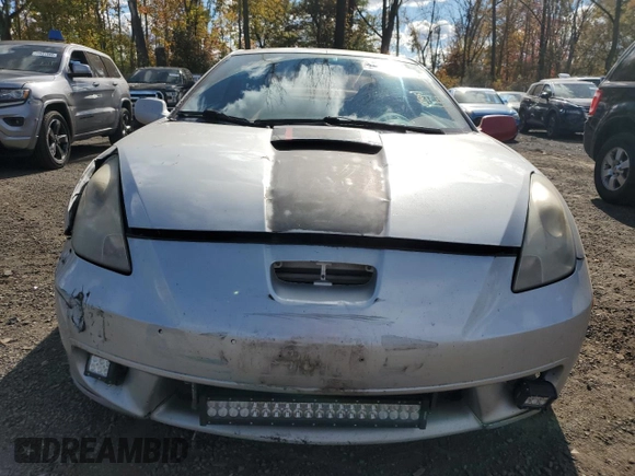 2000 Toyota Celica GT with VIN JTDDR32T3Y0005690, listed as a Copart auction lot 75851864 with 280,335 mi miles and Salvage Title. Bid and sale history available at carsss.com. Image 5.