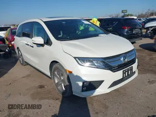 2019 Honda Odyssey EX-L z VIN 5FNRL6H76KB083005, wystawiony jako IAAI lot #41589181 z przebiegiem 27 633 mil mil oraz . Historia ofert i sprzedaży dostępna na DreamBid. Obrazek 1.
