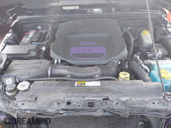 2014 Jeep Wrangler Unlimited Sahara with VIN 1C4BJWEG6EL217945, listed as a IAAI auction lot 42388477 with 61,739 mi miles and . Bid and sale history available at DreamBid. Image 10.
