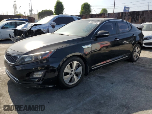 2014 Kia Optima EX with VIN KNAGN4AD8E5072757, listed as a Copart auction lot 61809595 with 174,357 mi miles and Salvage title. Bid and sale history available at DreamBid. Image 1.