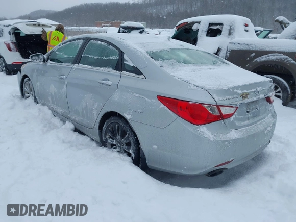 2011 Hyundai Sonata Limited with VIN 5NPEC4AB3BH177586, listed as a IAAI auction lot 41253703 with 162,085 mi miles and . Bid and sale history available at carsss.com. Image 3.