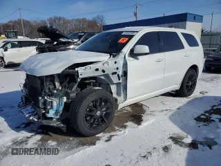 2021 Dodge Durango GT with VIN 1C4RDJDG5MC804906, listed as a Copart auction lot 43946495 with 46,116 mi miles and Salvage title. Bid and sale history available at DreamBid. Image 1.