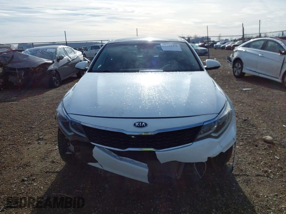 2019 Kia Optima LX with VIN 5XXGT4L31KG334865, listed as a IAAI auction lot 41044256 with 54,717 mi miles. Bid and sale history available at carsss.com. Image 12.