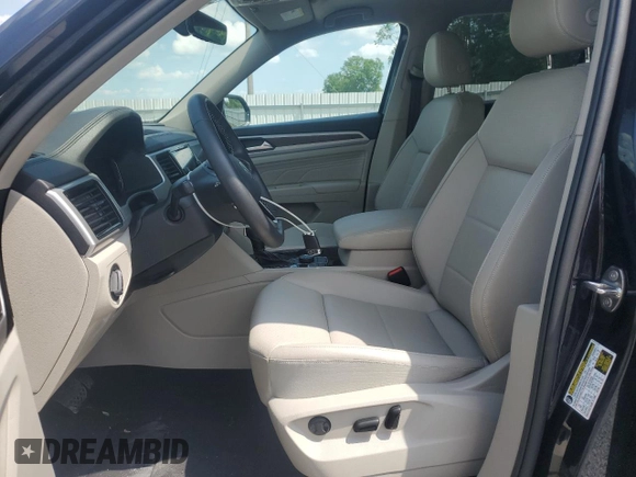 2023 Volkswagen Atlas SE with VIN 1V2KR2CA3PC545101, listed as a Copart auction lot 55264465 with 19,264 mi miles and Salvage title. Bid and sale history available at DreamBid. Image 7.