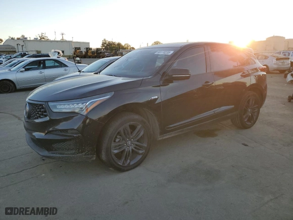 2019 Acura RDX w/A-Spec Pkg with VIN 5J8TC1H61KL008131, listed as a Copart auction lot 88170235 with 140,254 mi miles and Salvage Title. Bid and sale history available at carsss.com. Image 1.