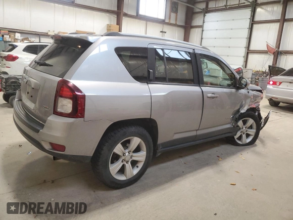 2016 Jeep Compass High Altitude with VIN 1C4NJDAB6GD753142, listed as a Copart auction lot 76963344 with 122,367 mi miles and Salvage Title. Bid and sale history available at carsss.com. Image 3.