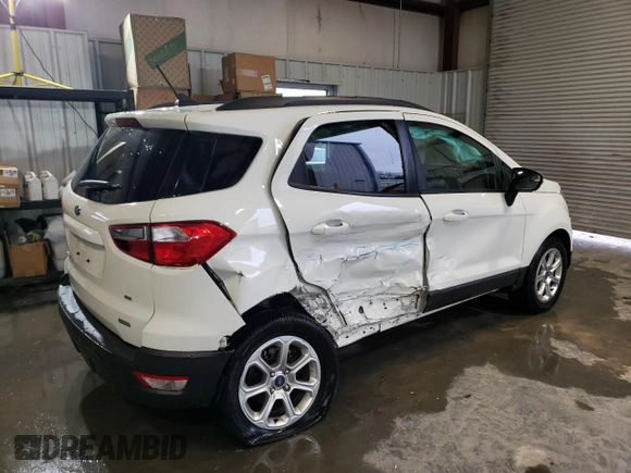 2019 Ford EcoSport SE with VIN MAJ3S2GE5KC254041, listed as a Copart auction lot 46132304 with 9,192 mi miles and Salvage Title. Bid and sale history available at DreamBid. Image 3.