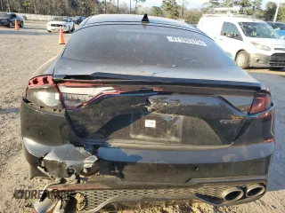 2022 Kia Stinger GT-Line with VIN KNAE35LD4N6113864, listed as a Copart auction lot 47100375 with 47,264 mi miles and Salvage Title. Bid and sale history available at carsss.com. Image 6.