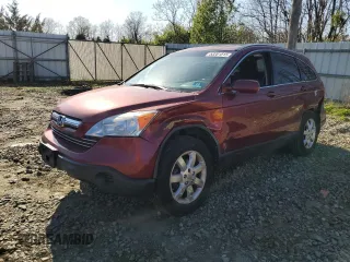 2008 Honda CR-V EX-L with VIN JHLRE48718C048119, listed as a Copart auction lot 53281515 with 132,210 mi miles and Salvage Title. Bid and sale history available at DreamBid. Image 1.