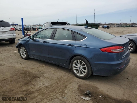 2019 Ford Fusion Hybrid SE with VIN 3FA6P0LU2KR168154, listed as a Copart auction lot 53126455 with 91,811 mi miles and Clean Title. Bid and sale history available at carsss.com. Image 2.