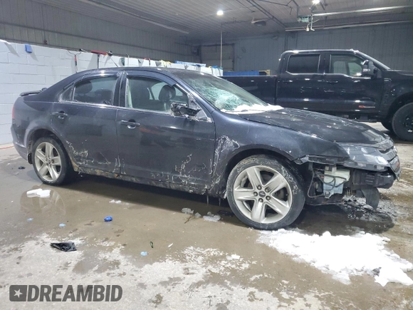 2011 Ford Fusion SPORT with VIN 3FAHP0DC8BR142690, listed as a Copart auction lot 45490075 with 127,122 mi miles and Salvage Title. Bid and sale history available at carsss.com. Image 4.