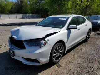 2019 Acura TLX Technology with VIN 19UUB3F54KA802114, listed as a Copart auction lot 58360875 with 134,975 mi miles and Salvage title. Bid and sale history available at DreamBid. Image 1.