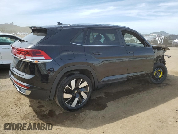 2025 Volkswagen Atlas SE with VIN 1V2WE2CAXSC201609, listed as a Copart auction lot 50096175 with 9,408 mi miles and Clean title. Bid and sale history available at DreamBid. Image 3.