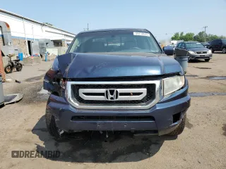 2010 Honda Ridgeline RTL with VIN 5FPYK1F5XAB004153, listed as a Copart auction lot 59710535 with Not provided miles and Salvage title. Bid and sale history available at DreamBid. Image 5.