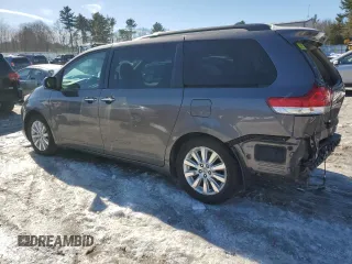 2011 Toyota Sienna XLE with VIN 5TDDK3DC7BS002989, listed as a Copart auction lot 45714275 with 174,640 mi miles and Non repairable. Bid and sale history available at DreamBid. Image 2.